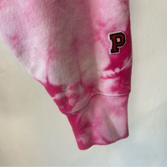 Victoria’s Secret Tie Dye Pink Crewneck Sweatshirt (no drawstring included) - Picture 7 of 9